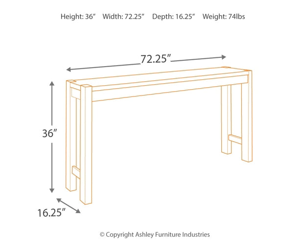 Ashley Express - Mesa de mostrador larga Torjin