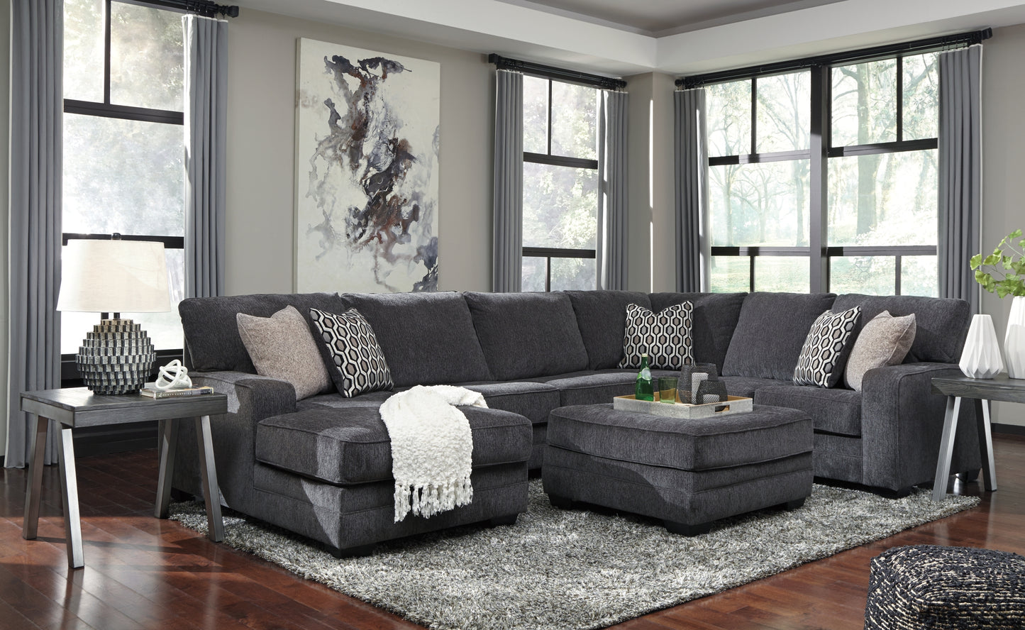 Seccional de 3 piezas con chaise longue Tracling