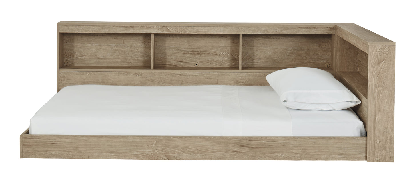 Ashley Express - Cama con almacenaje y librería Oliah