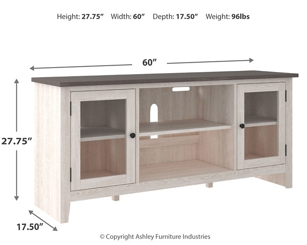 Ashley Express - Soporte para TV LG Dorrinson con opción de chimenea