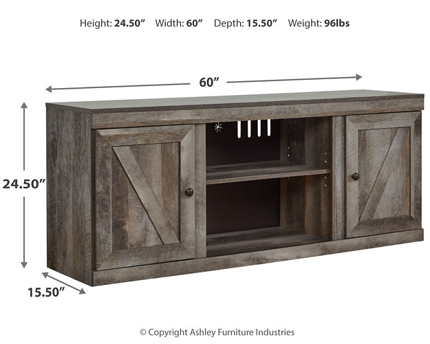 Ashley Express - Soporte para TV LG Wynnlow con opción de chimenea