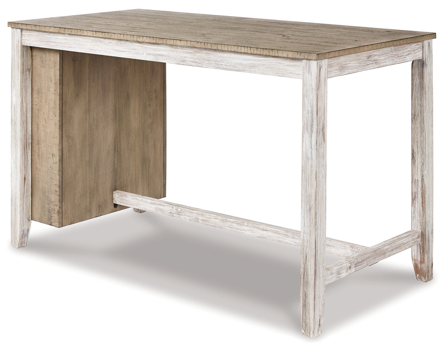 Ashley Express - Mesa de mostrador rectangular Skempton con almacenamiento