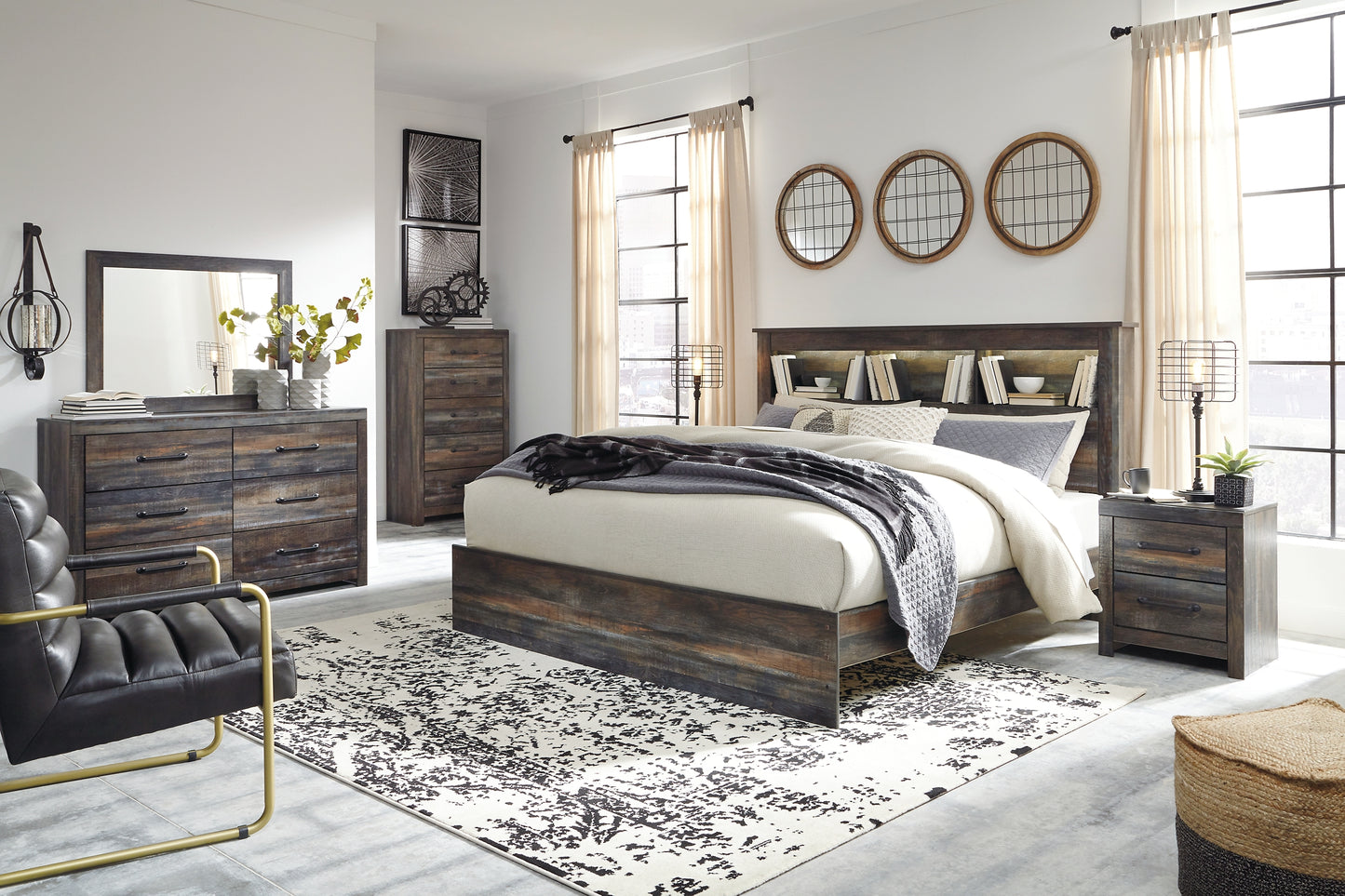 Cama con librería Drystan