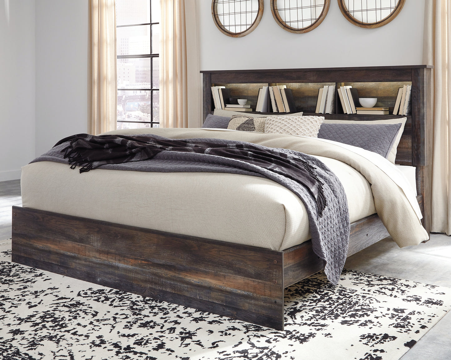 Cama con librería Drystan