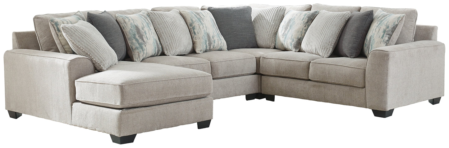 Seccional Ardsley de 4 piezas con chaise longue