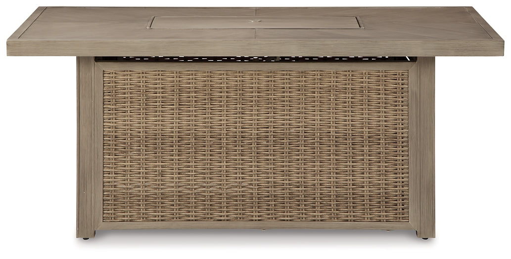 Mesa de fogata rectangular Beachcroft
