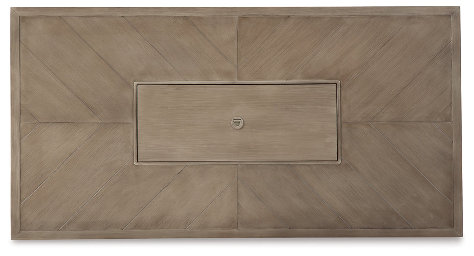 Mesa de fogata rectangular Beachcroft