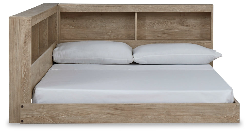 Ashley Express - Cama con almacenaje y librería Oliah