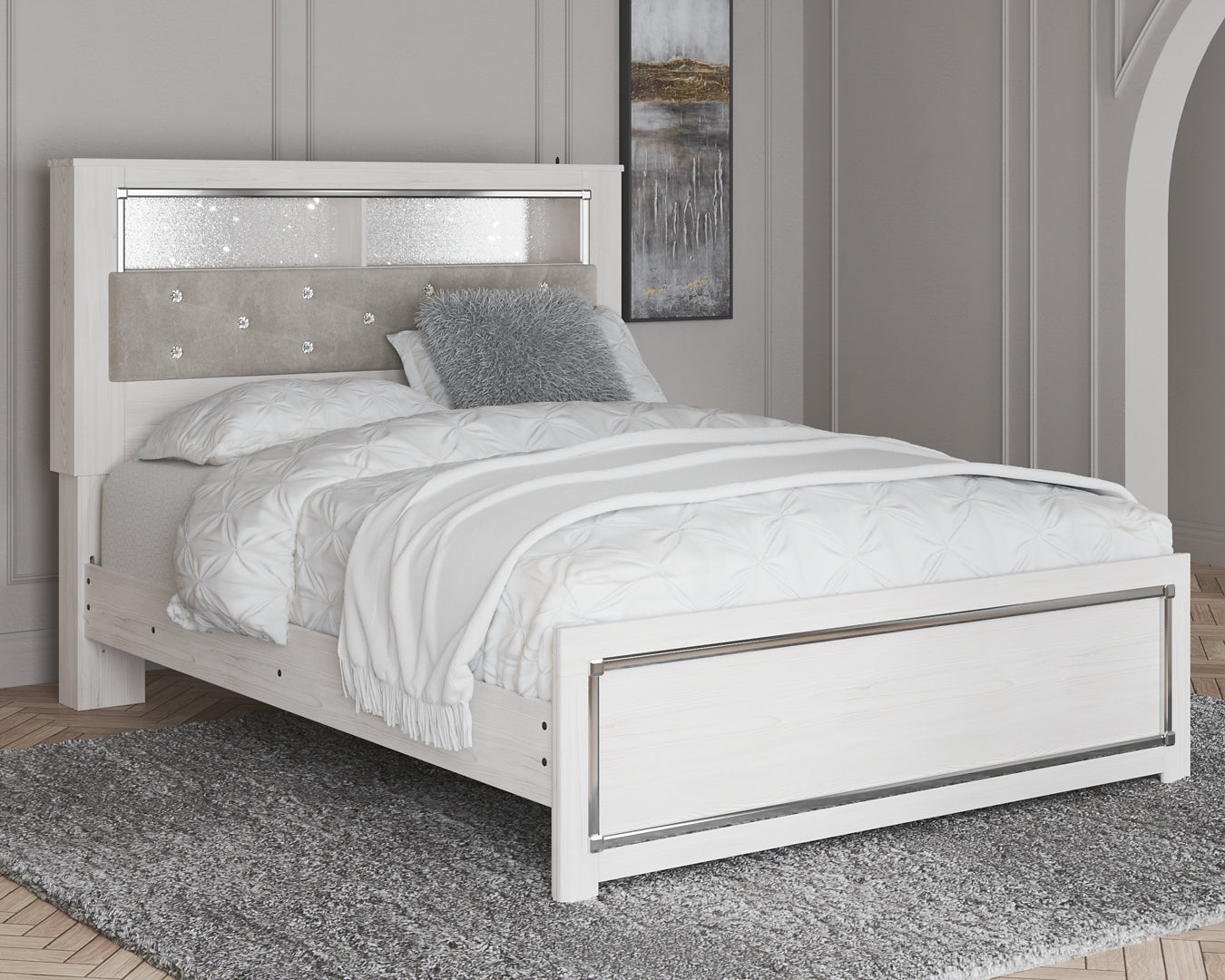 Cama-librería con paneles Altyra