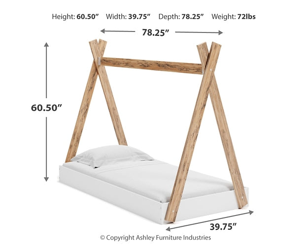 Ashley Express - Tienda de campaña Piperton, cama completa en caja
