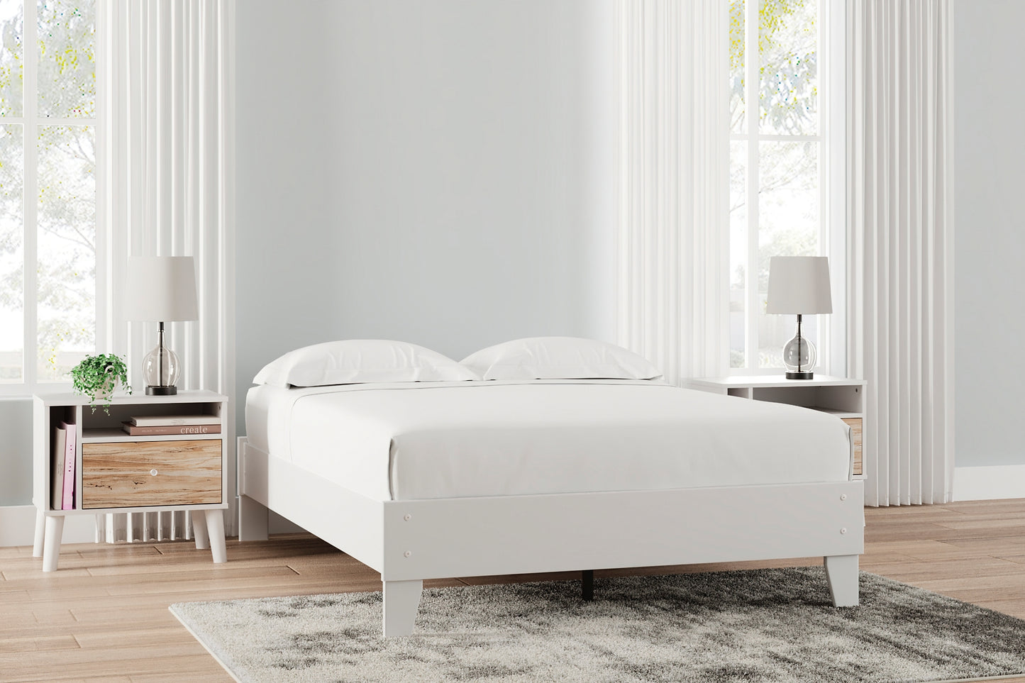 Ashley Express - Cama con plataforma Piperton