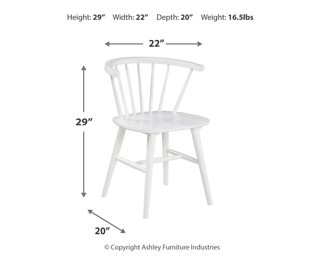 Ashley Express - Silla auxiliar de comedor Grannen (2 unidades)