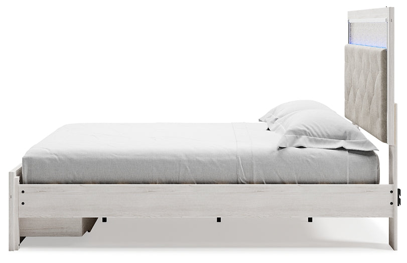 Cama tapizada con almacenaje Altyra