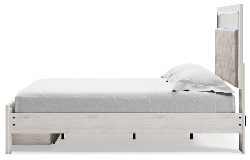 Cama tapizada con almacenaje Altyra