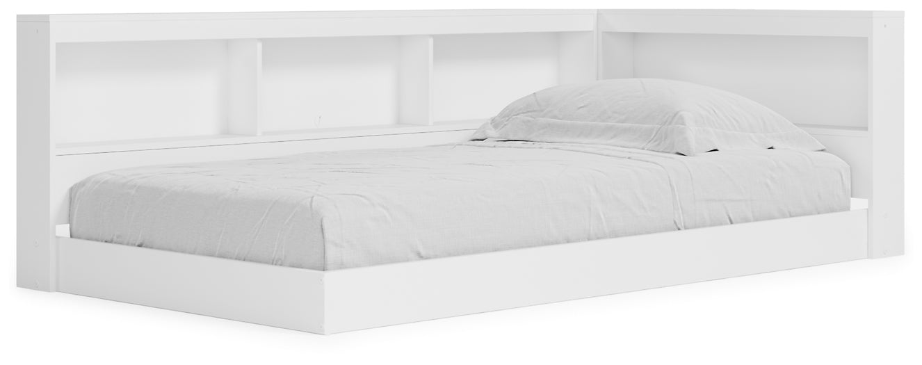 Ashley Express - Cama con almacenaje y librería Piperton