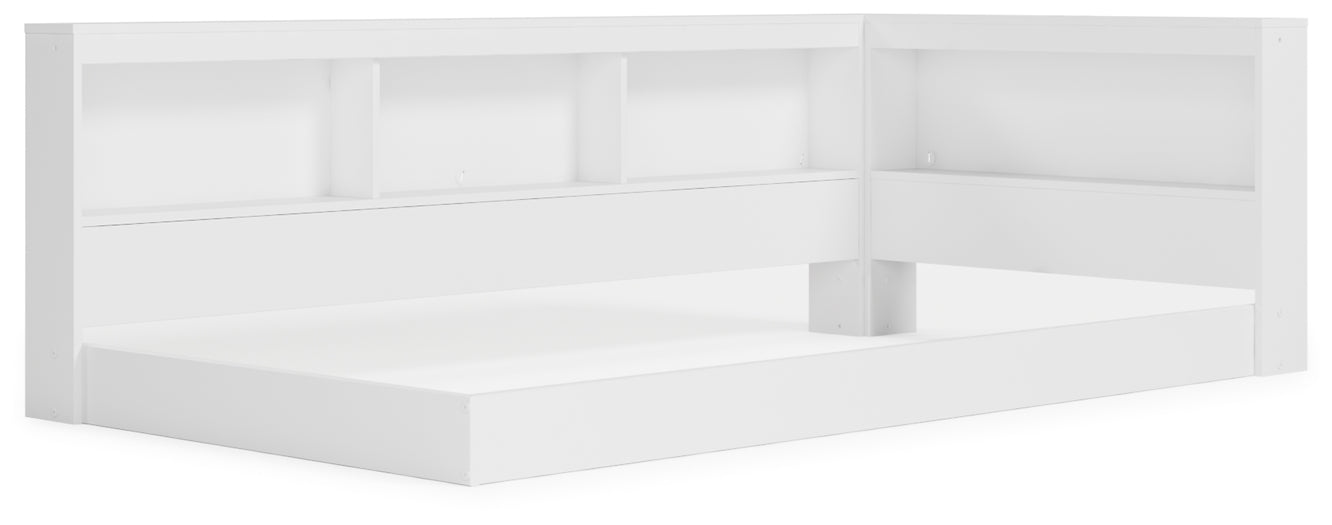 Ashley Express - Cama con almacenaje y librería Piperton