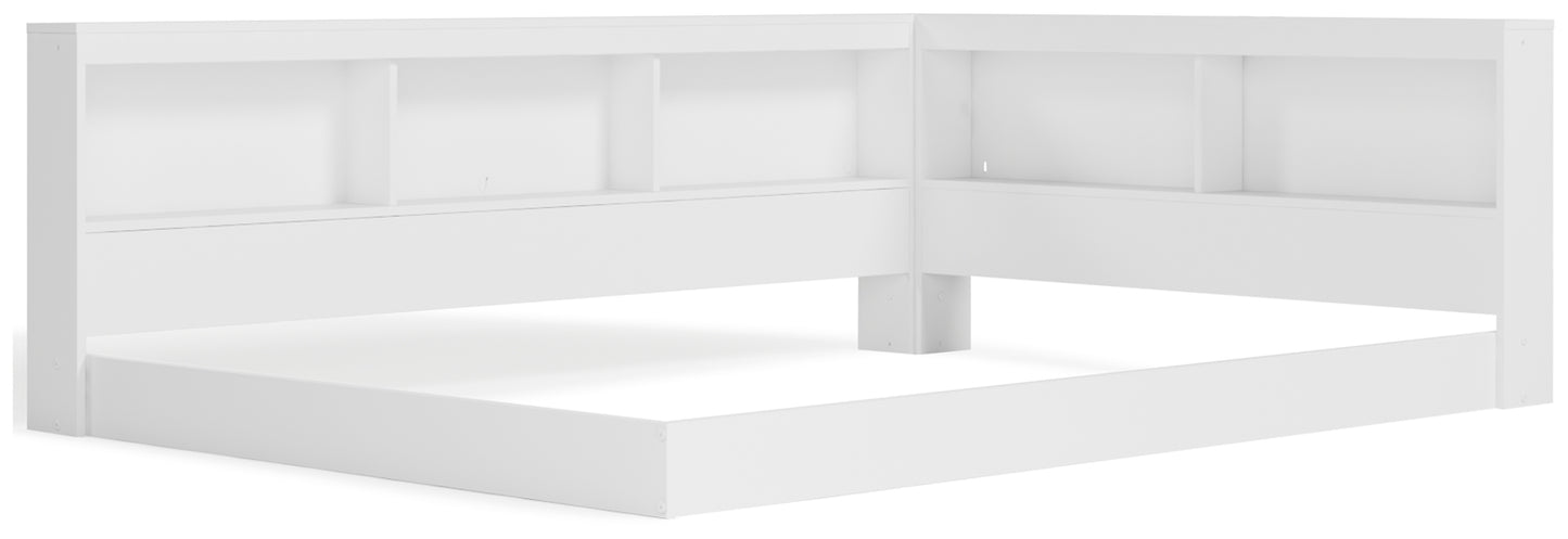Ashley Express - Cama con almacenaje y librería Piperton