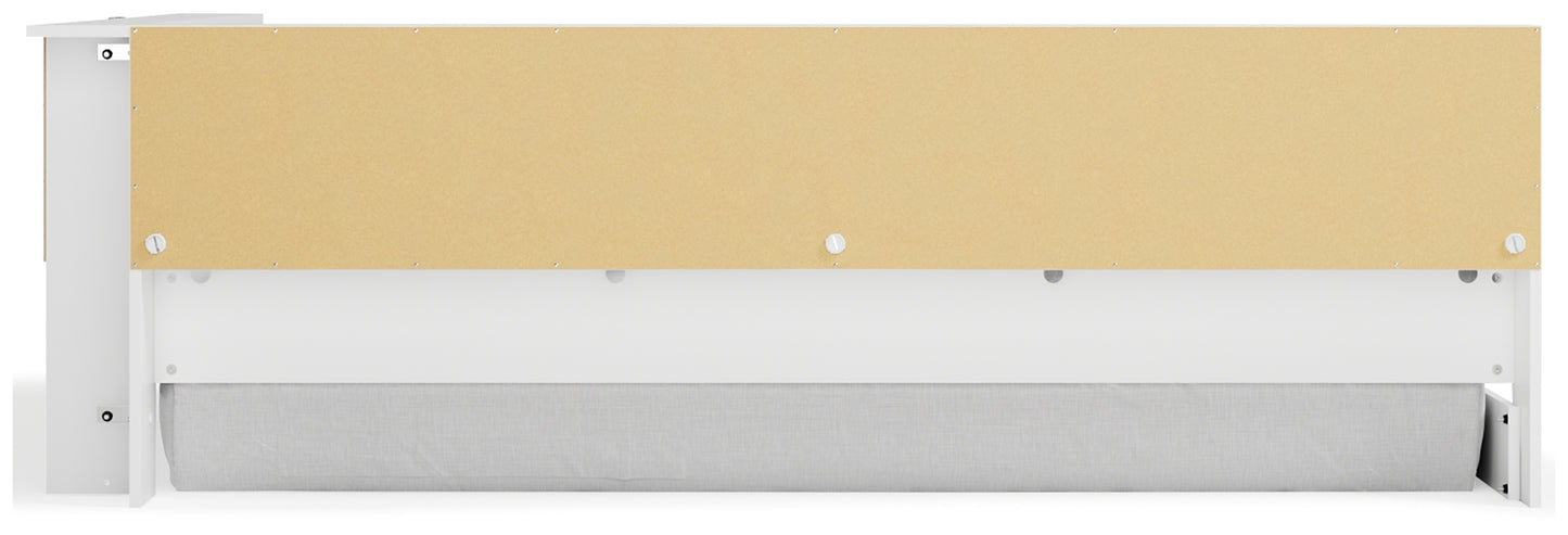 Ashley Express - Cama con almacenaje y librería Piperton