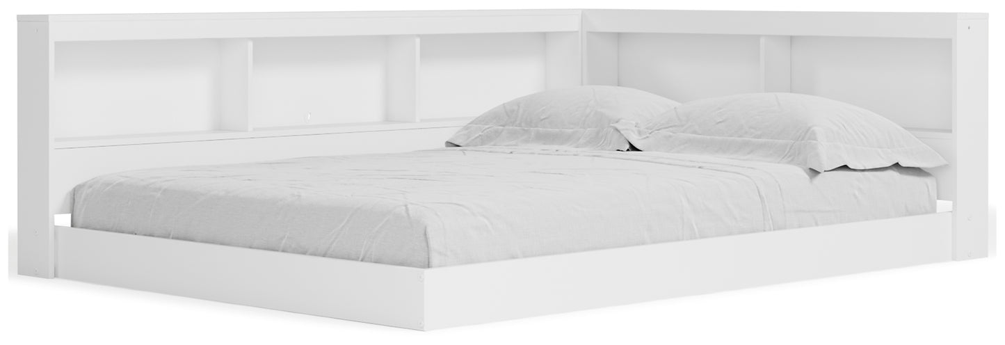 Ashley Express - Cama con almacenaje y librería Piperton