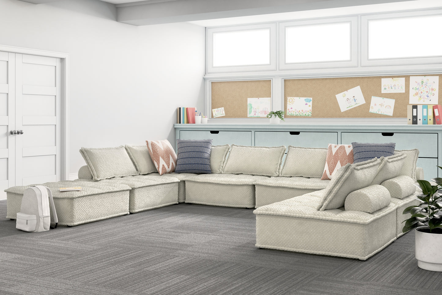 Ashley Express - Asientos modulares Bales de 8 piezas