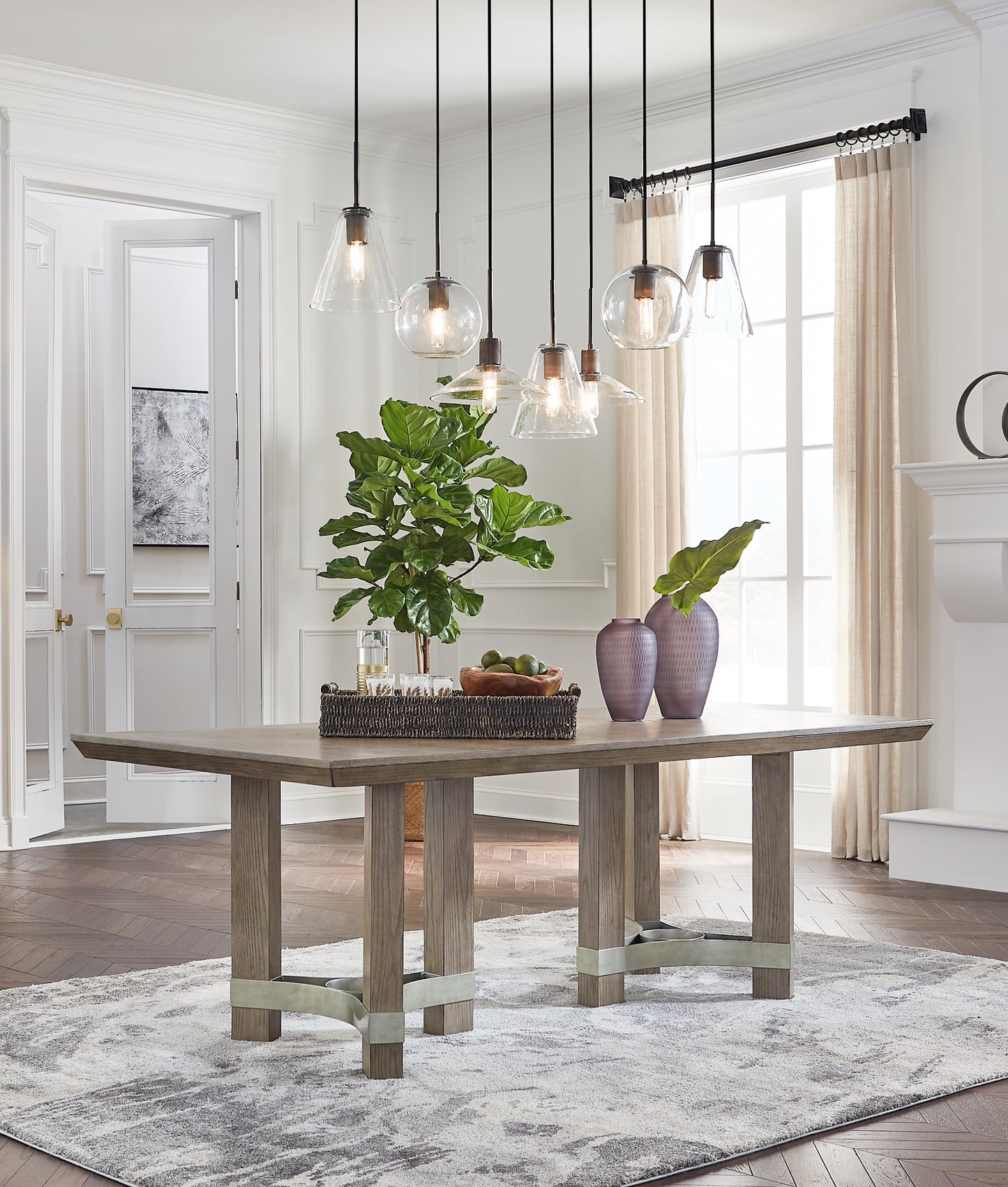 Mesa de comedor rectangular Chrestner