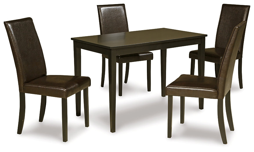 Ashley Express - Mesa de comedor y 4 sillas Kimonte