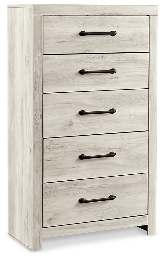 Cabecero de cama Cambeck con tocador y cómoda con espejo