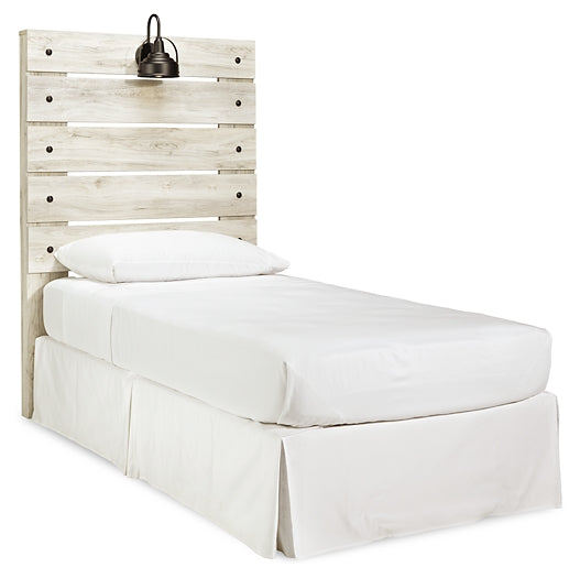 Cabecero de cama Cambeck con tocador y cómoda con espejo