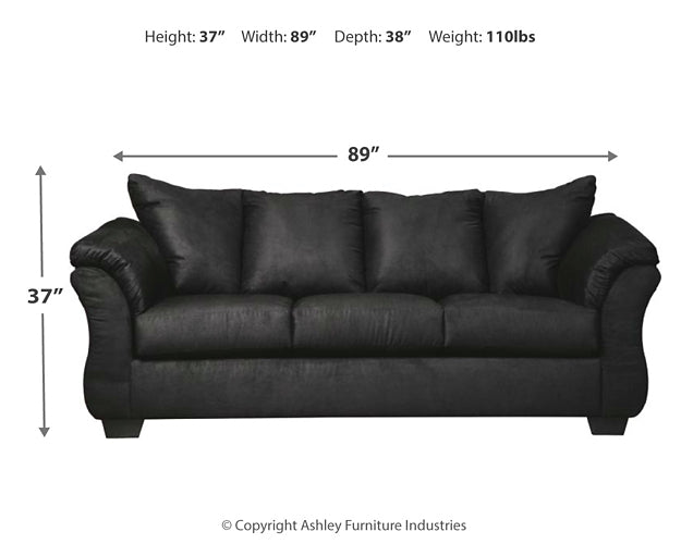 Sofá y loveseat