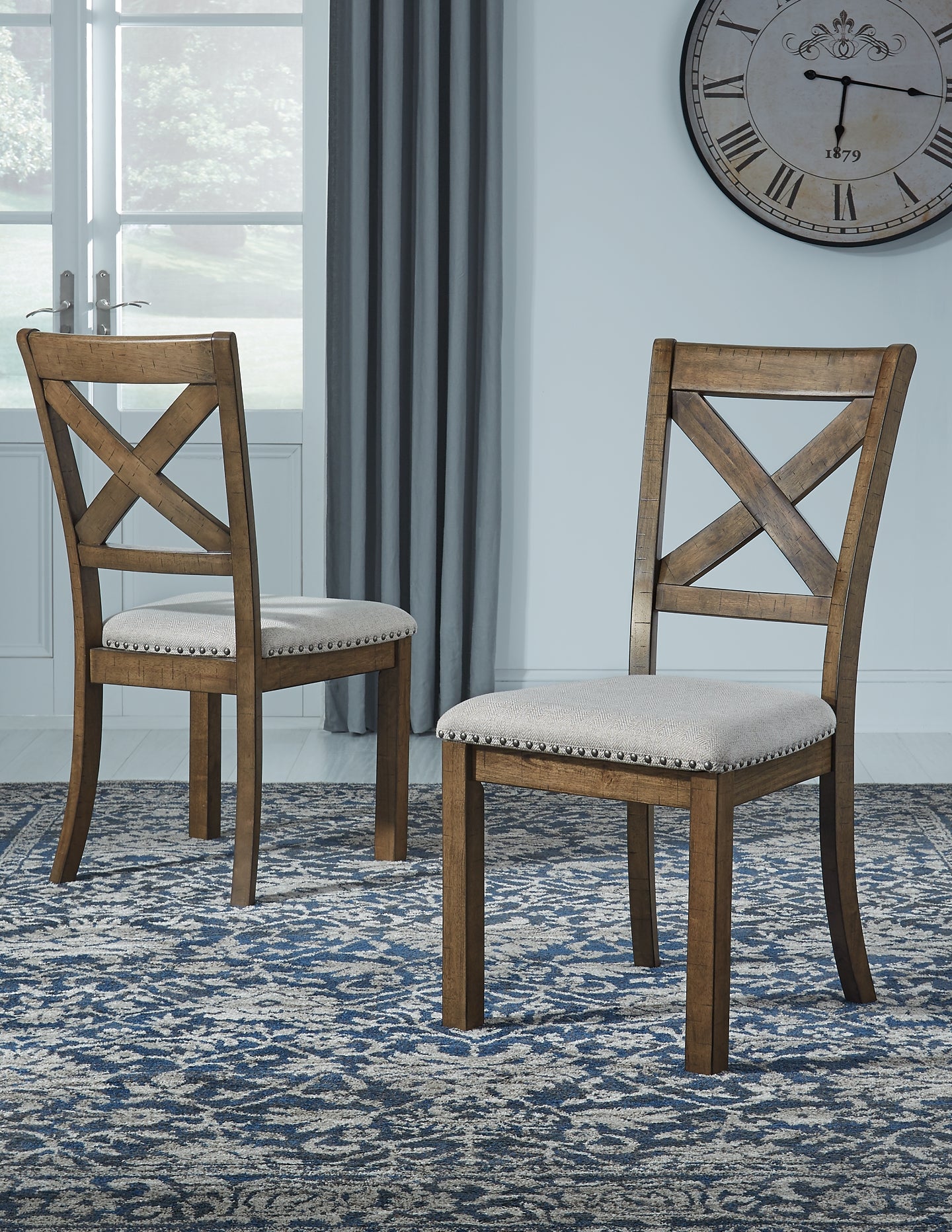Mesa de comedor Moriville y 6 sillas