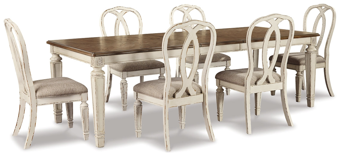 Mesa de comedor Realyn y 6 sillas