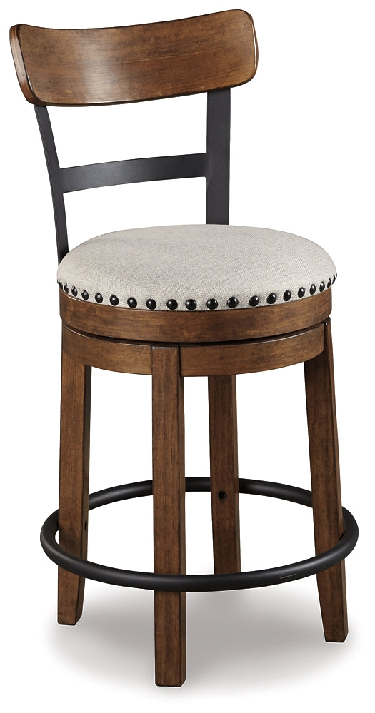 Ashley Express - Mesa de comedor Valebeck de altura de mostrador y 4 taburetes