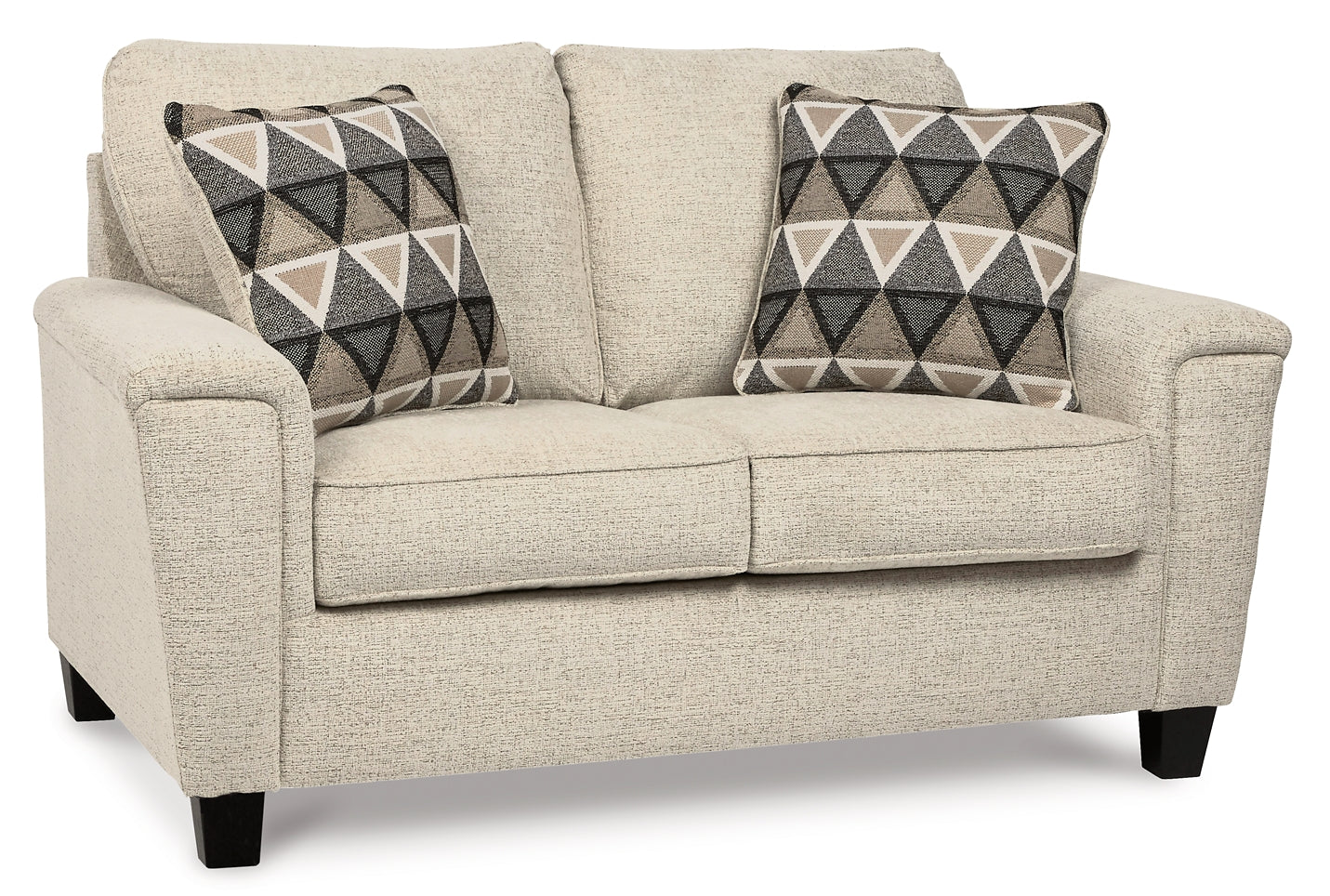 Sofá, loveseat, silla y otomana