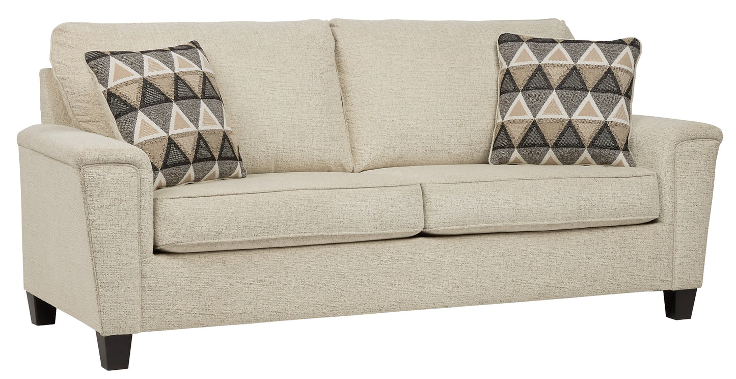Sofá, loveseat, silla y otomana