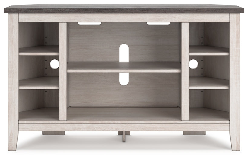 Ashley Express - Mueble de TV esquinero/chimenea Dorrinson OPT