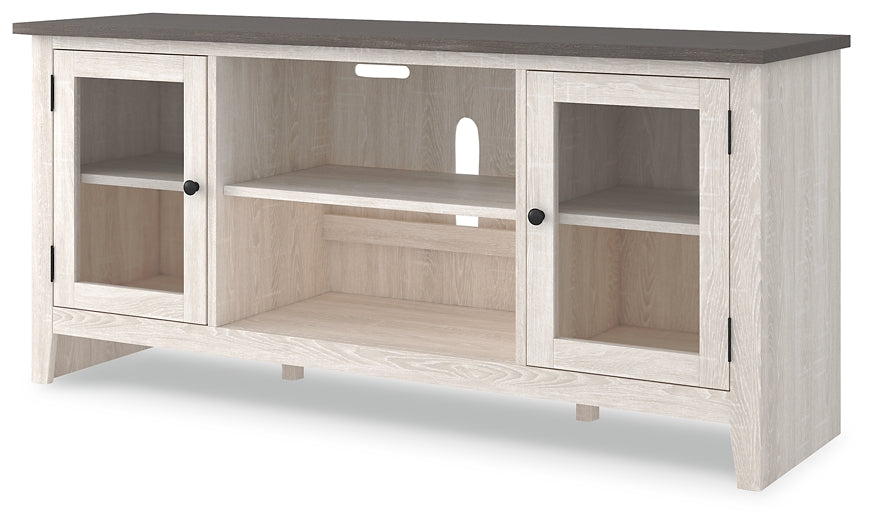 Ashley Express - Soporte para TV LG Dorrinson con opción de chimenea