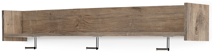 Ashley Express - Perchero de pared Oliah con estante