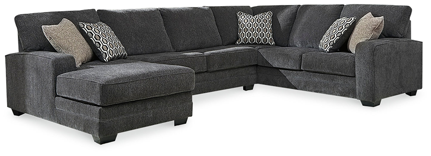 Seccional de 3 piezas con chaise longue Tracling