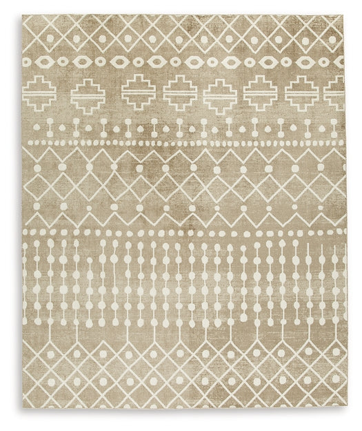 Ashley Express - Alfombra mediana lavable Bunchly