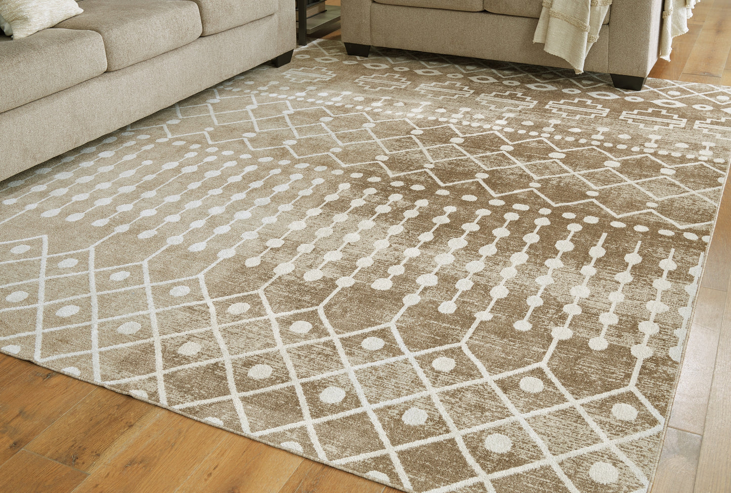 Ashley Express - Alfombra mediana lavable Bunchly