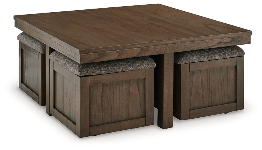 Mesa de cóctel Boardernest con 4 taburetes (5 unidades)