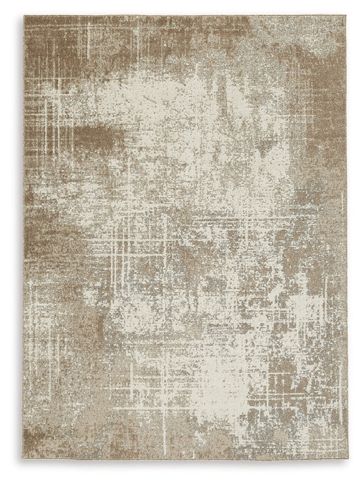 Ashley Express - Alfombra lavable mediana Grifflain