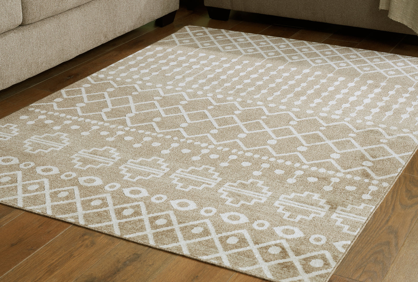 Ashley Express - Alfombra mediana lavable Bunchly