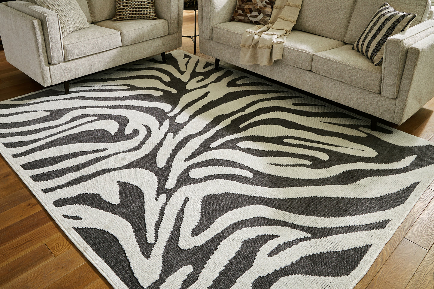 Ashley Express - Alfombra grande lavable Thomwith