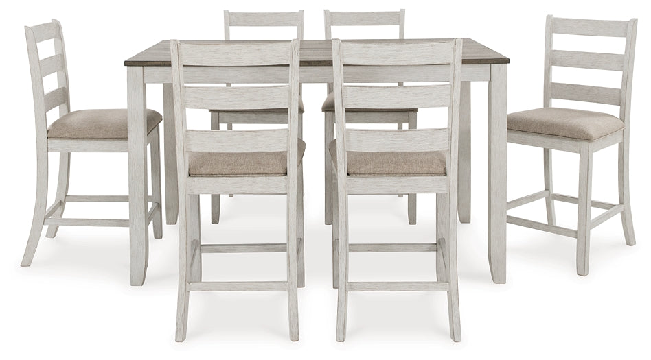 Conjunto de mesa de mostrador Skempton RECT DRM (7 unidades)