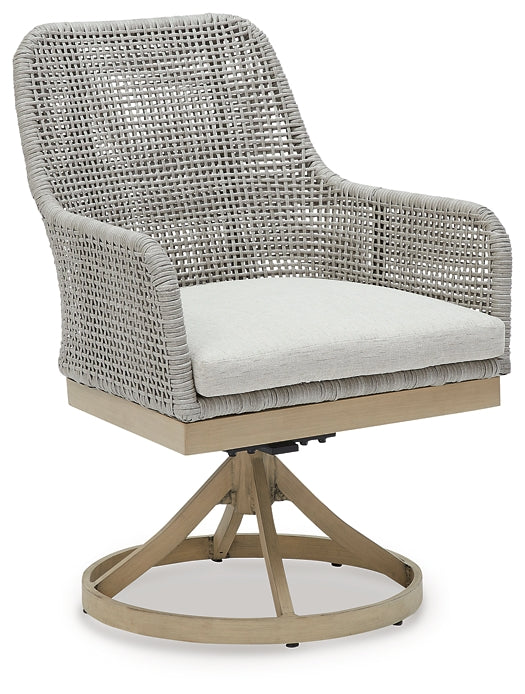 Ashley Express - Silla giratoria Seton Creek con cojín (2 unidades)