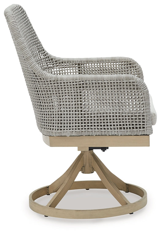 Ashley Express - Silla giratoria Seton Creek con cojín (2 unidades)