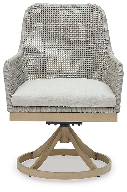 Ashley Express - Silla giratoria Seton Creek con cojín (2 unidades)