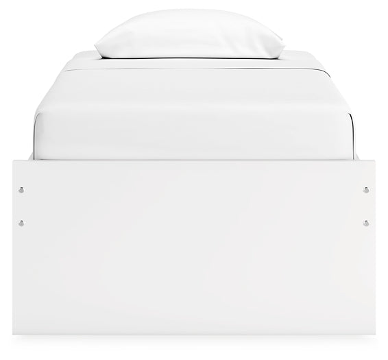 Ashley Express - Cama de plataforma Onita con espacio de almacenamiento en un lateral