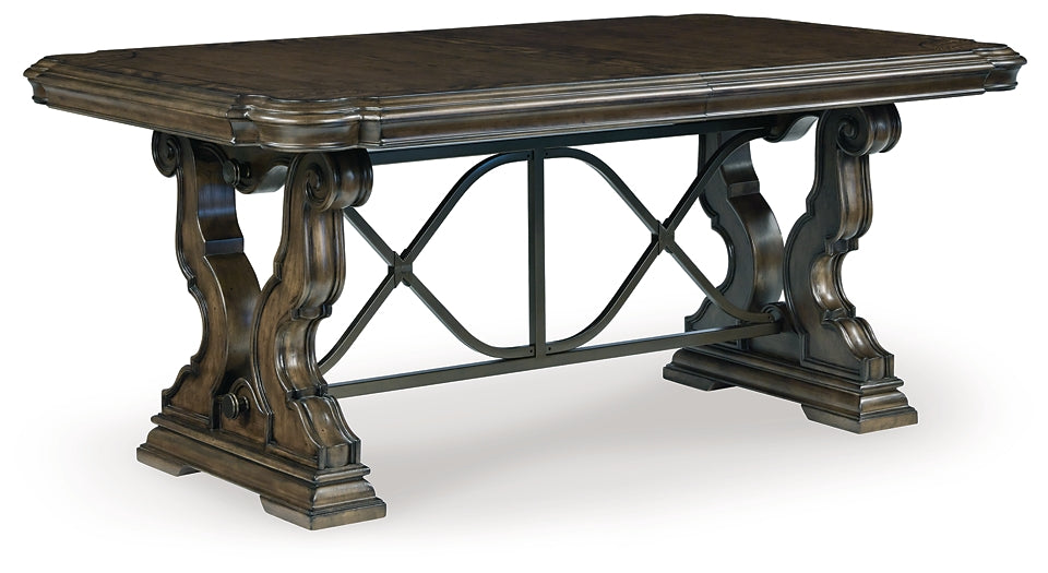 Mesa extensible de comedor Maylee